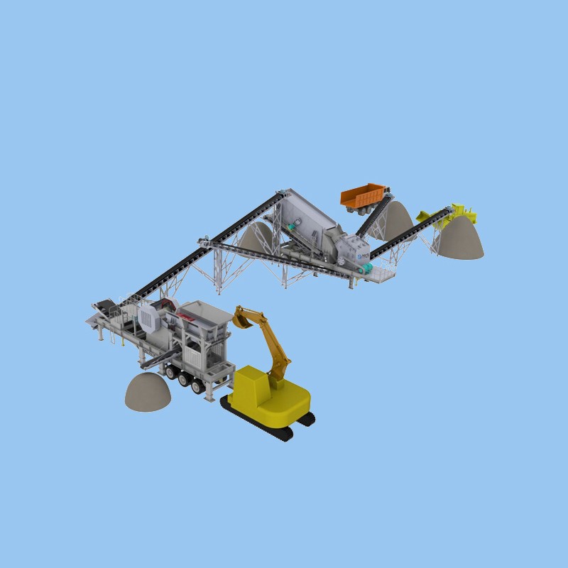 HS Series Combined Mobile crusher